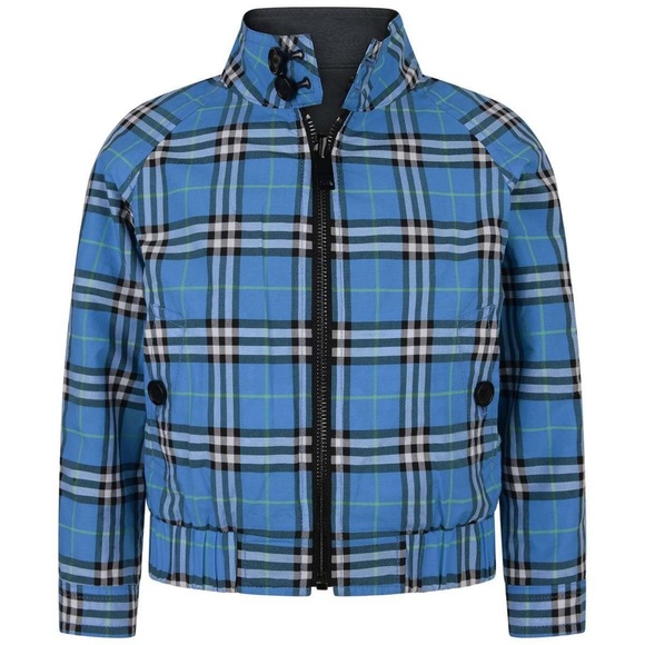 { Burberry } Harrington Reversible Jacket Boys - Picture 2 of 8